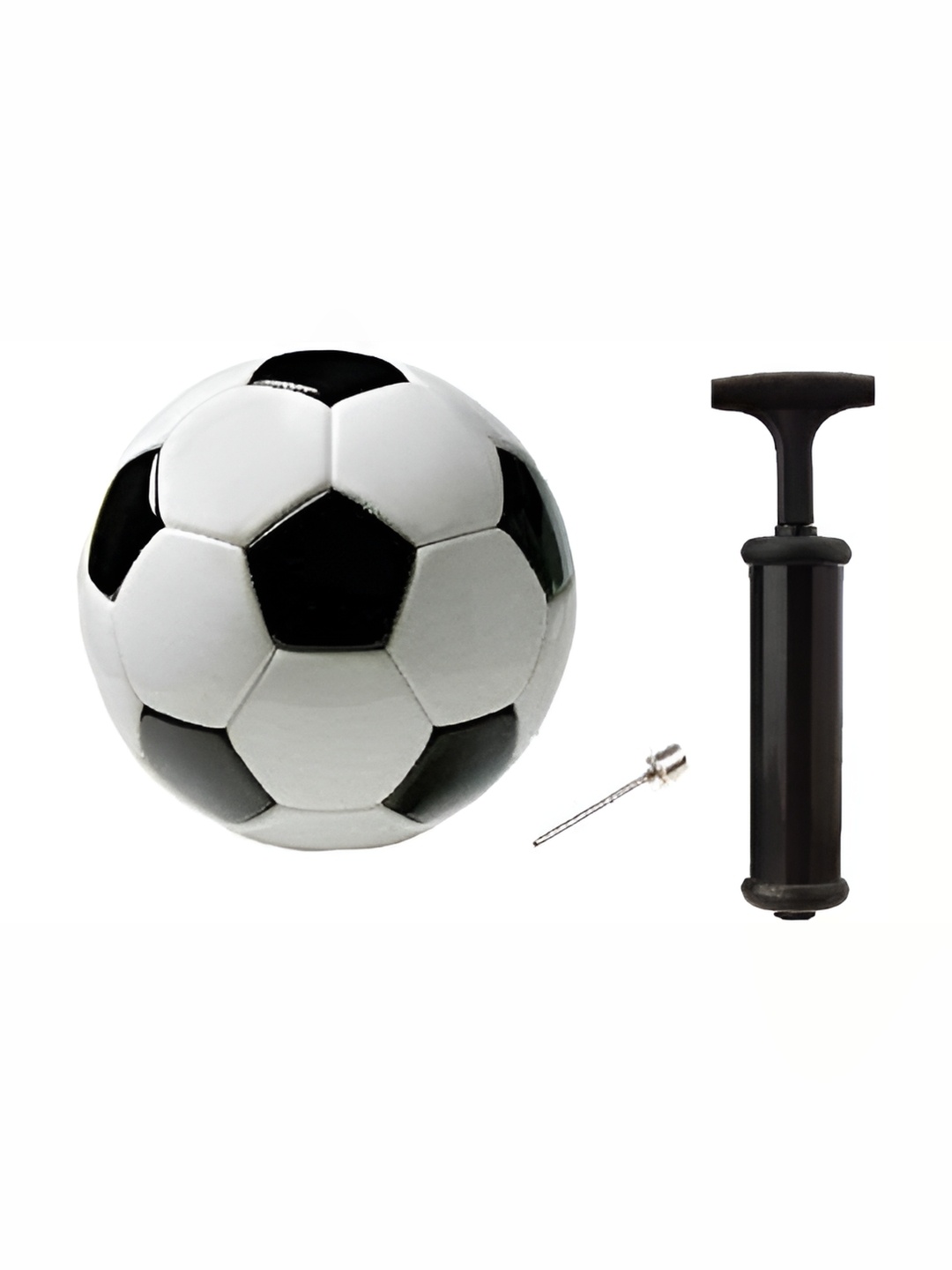 

HackerX Textured Football With Air Pump, Black