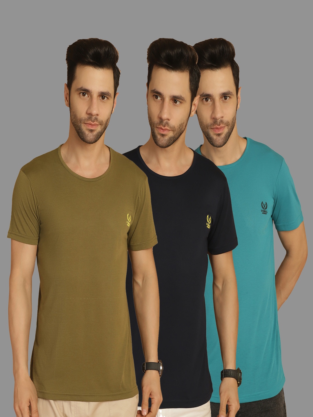 

VIMAL JONNEY Men 3 Pockets T-shirt, Multi