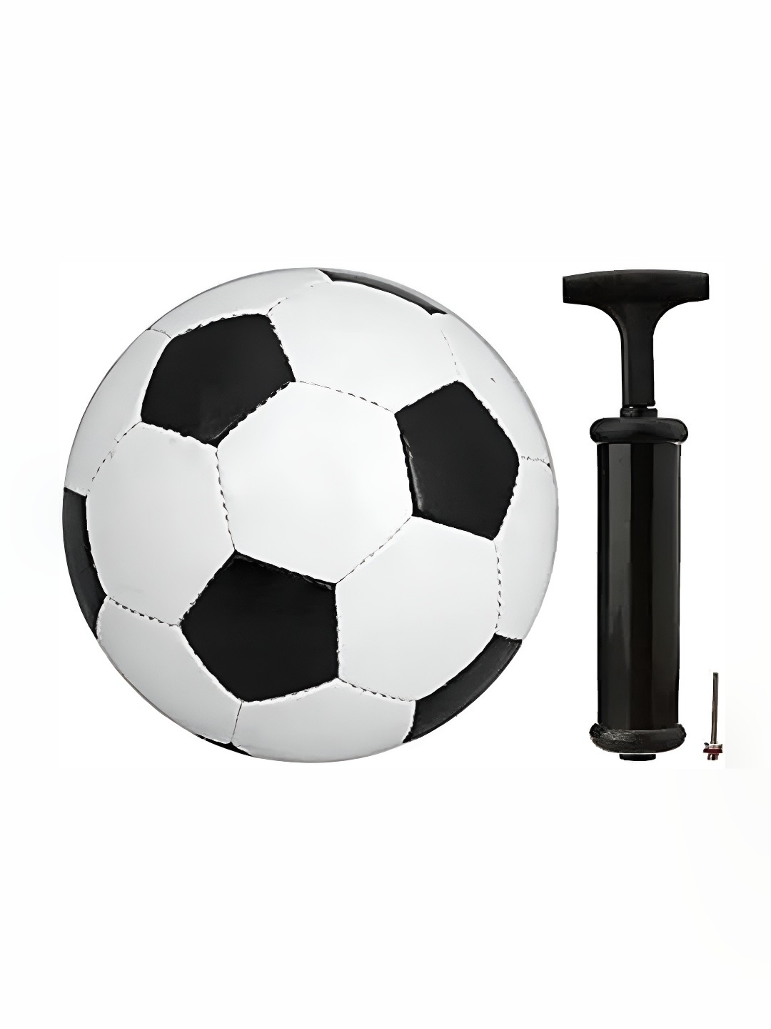 

HackerX Pebble Trainy Sports Football With Air Pump, Black