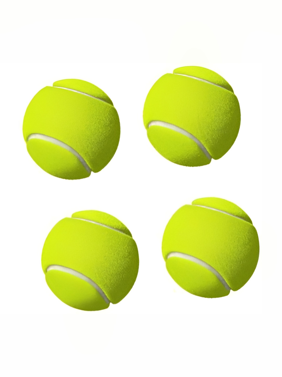 

HackerX 4Pcs Fuzzy Sports Tennis Ball, Green