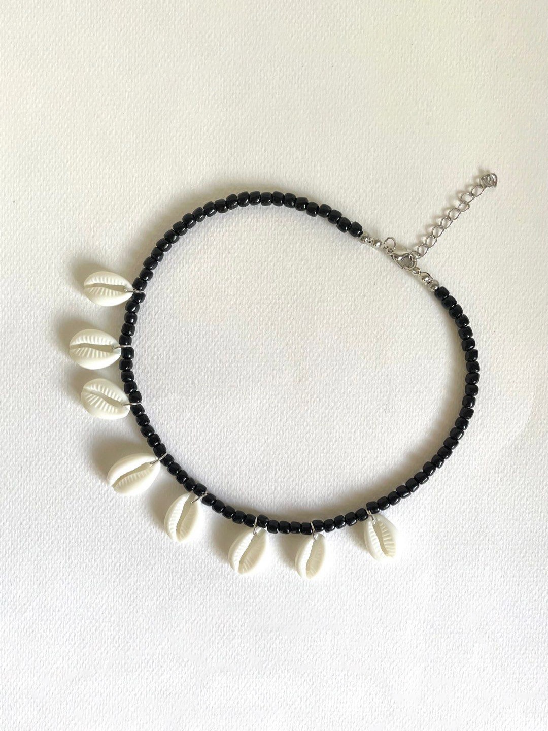 

HIGH TRENDZ Brass Silver-Plated Handcrafted Necklace