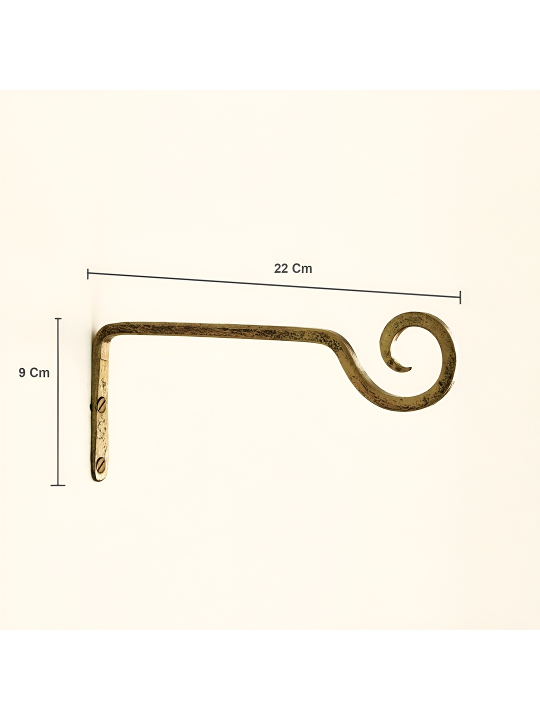 

Sadhubea Bell Art Ankud Yellow Wall Mount Hangers For Lantern, Gold