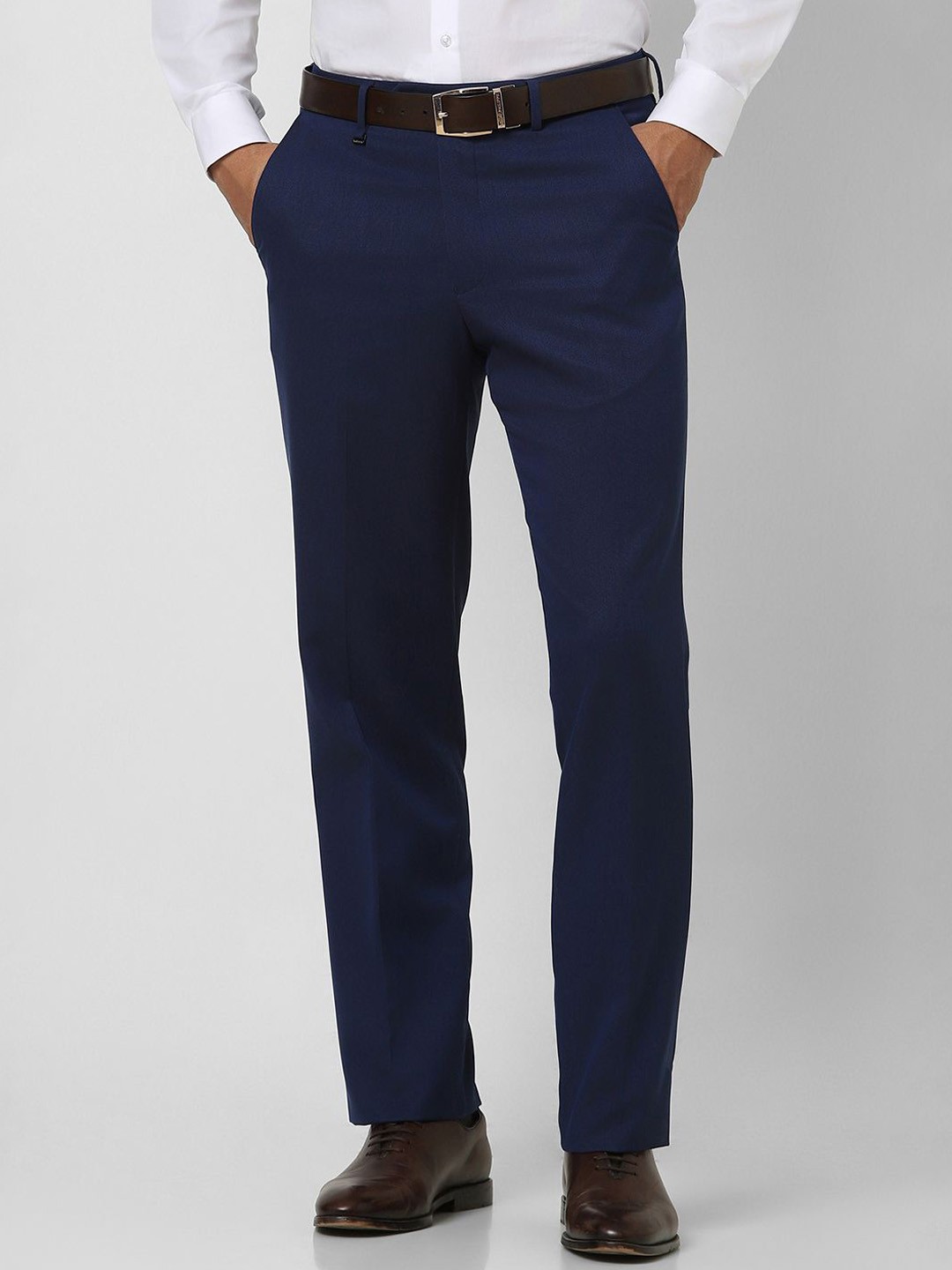 

Van Heusen Men Trousers, Navy blue