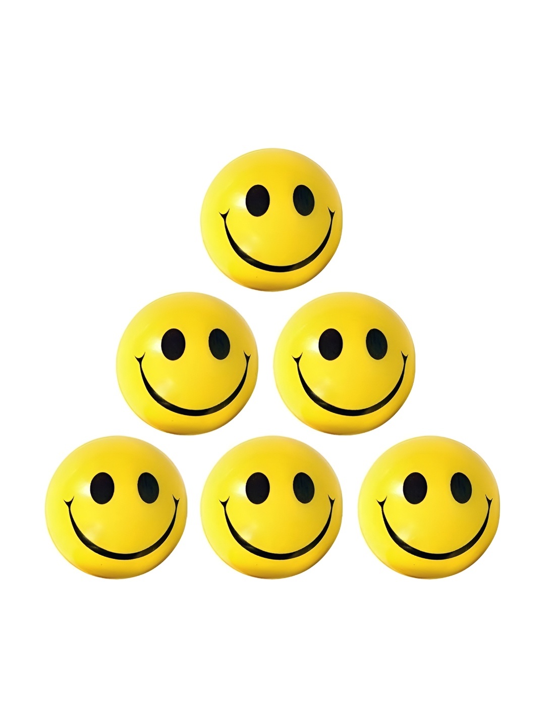 

HackerX Set Of 5 Printed Squash Balls, Yellow