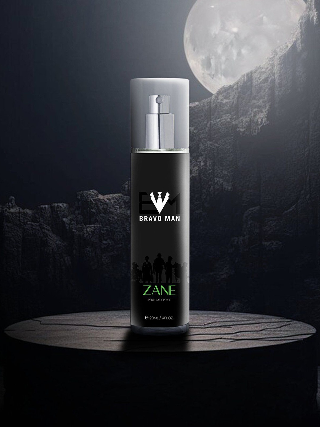 

BRAVOMAN Zane Long Lasting Perfume - 120 ml, Black