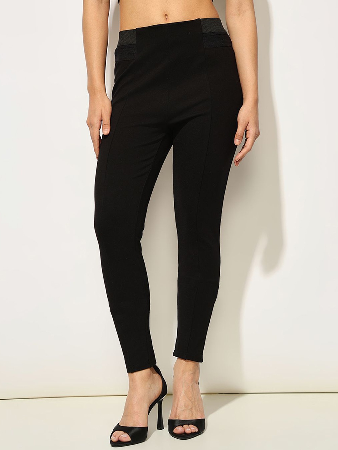 

ONLY Women High Rise Skinny Fit Jeggings, Black