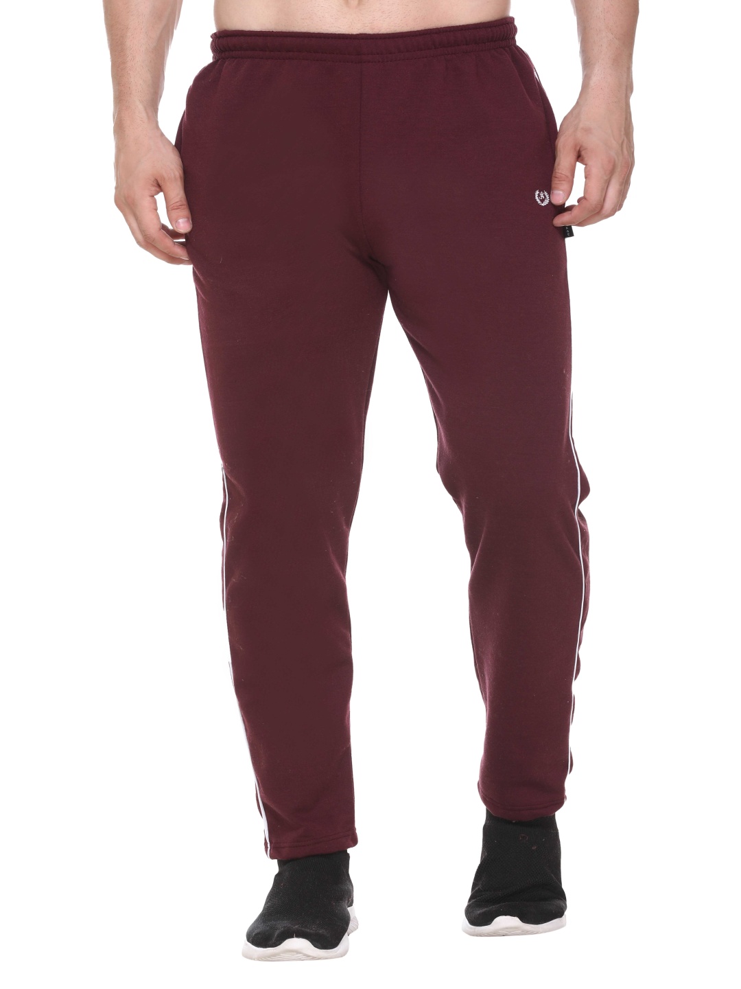 

Colors and Blends Men Cotton Mid Rise Track Pants, Purple