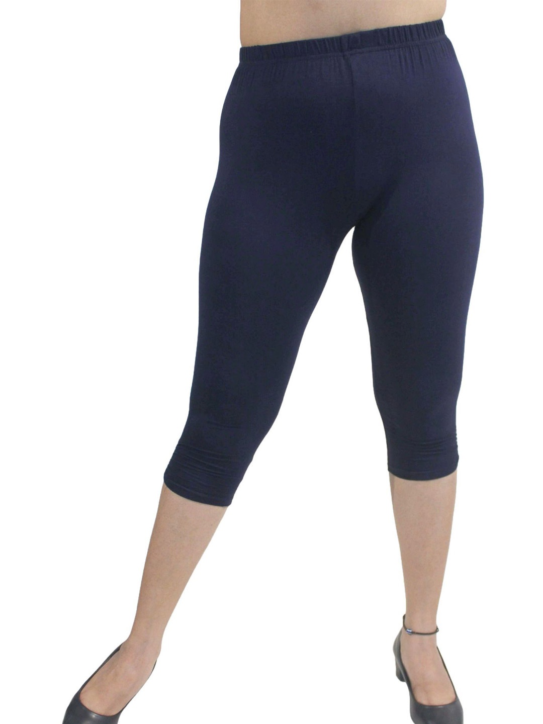 

PINK SHELL Women Capris, Navy blue