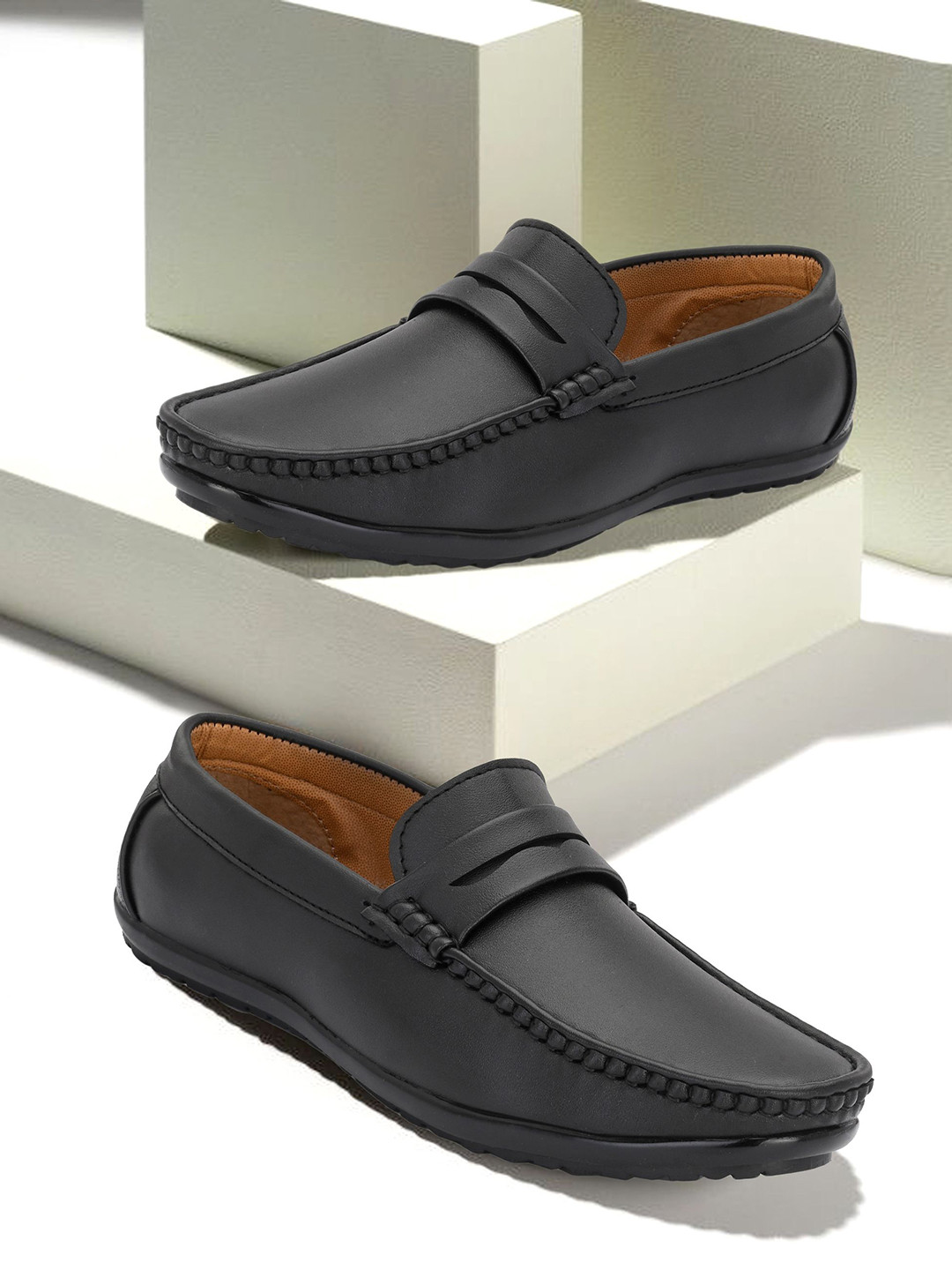 

Stylelure Men Formal Loafers, Black