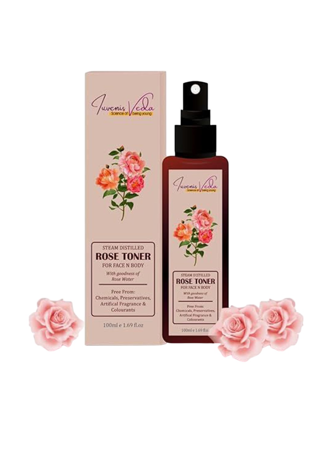

Iuvenis Veda Steam Distilled Rose Toner- 100 ml, Na