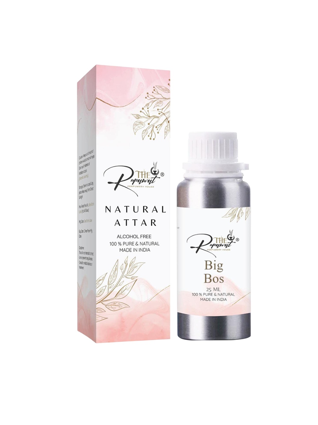 

THE RUPAWAT Perfumery House Big Bos Natural & Alcohol-Free Attar - 25 ml, Transparent
