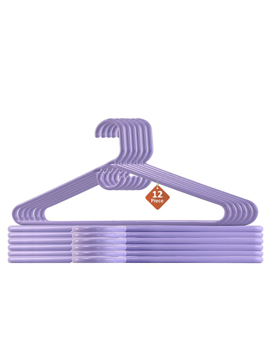 

Kuber Industries Purple Pack Of 12 Multipurpose Cloth Hangers For Wardrobe