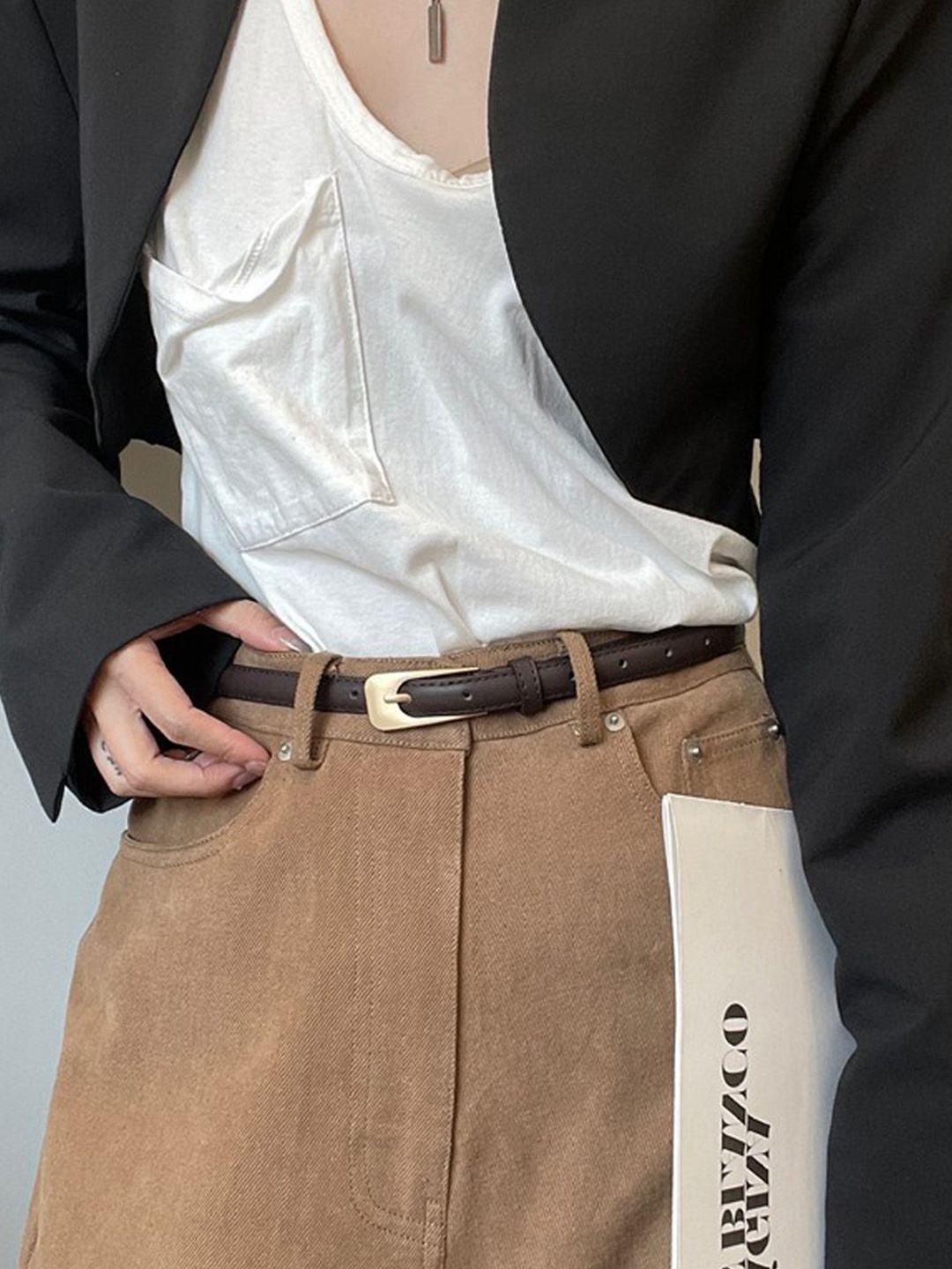 

Just Lil Things Women Belt, Brown