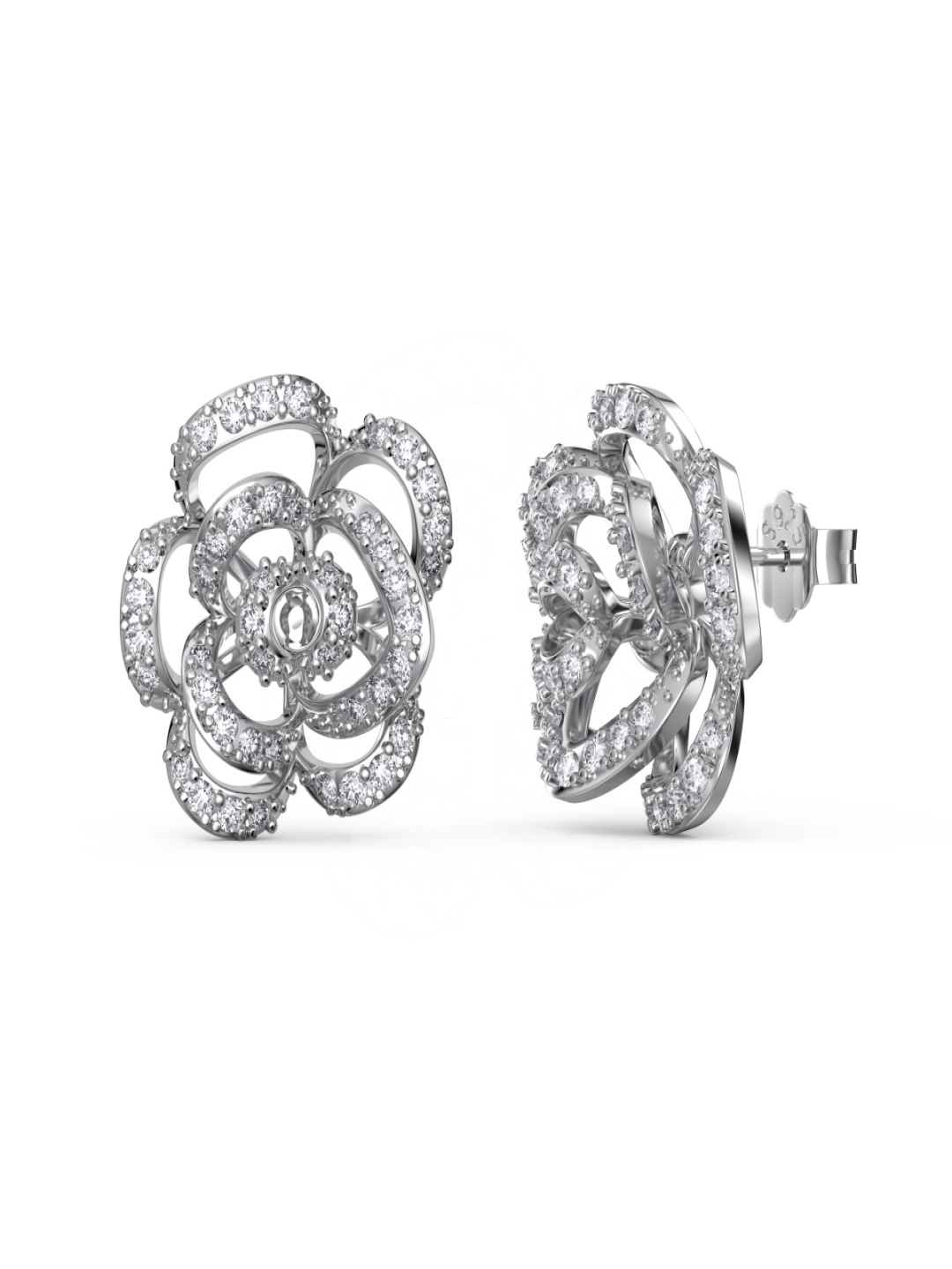 

October 22 Contemporary Drop Earrings, Silver