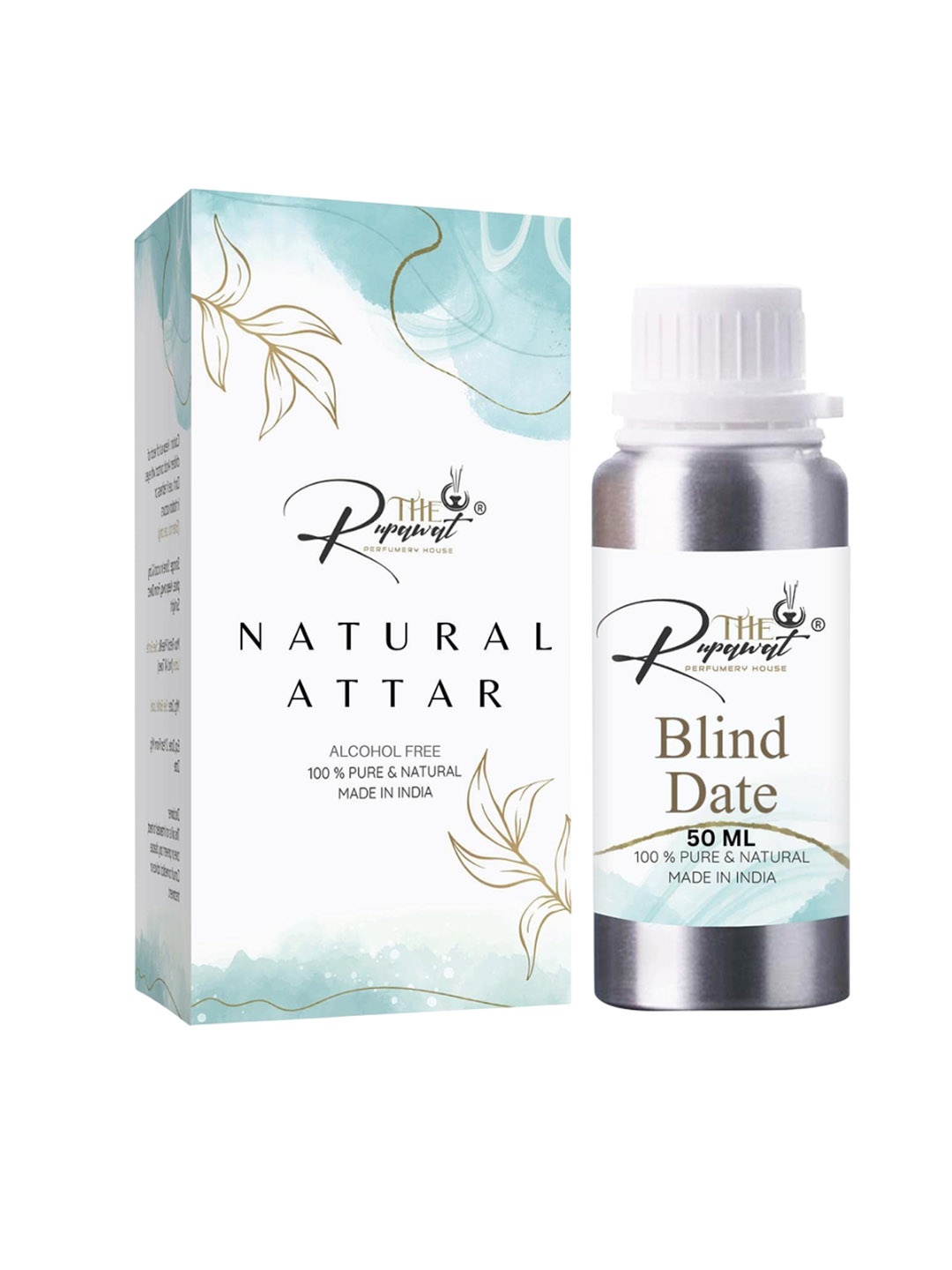 

THE RUPAWAT Perfumery House Blind Date Natural & Alcohol Free Attar - 50 ml, Transparent