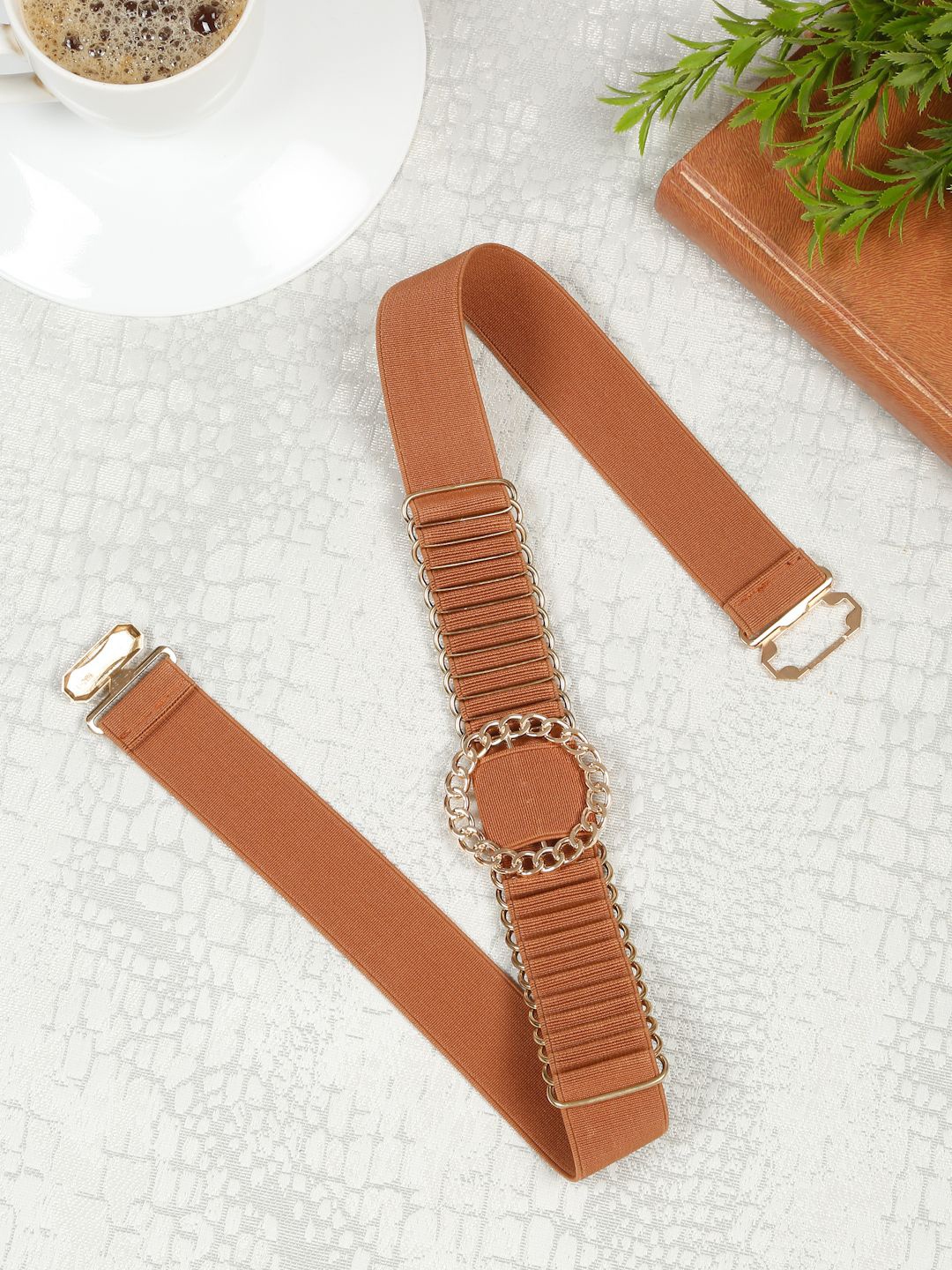 

Teakwood Leathers Women Belt, Tan