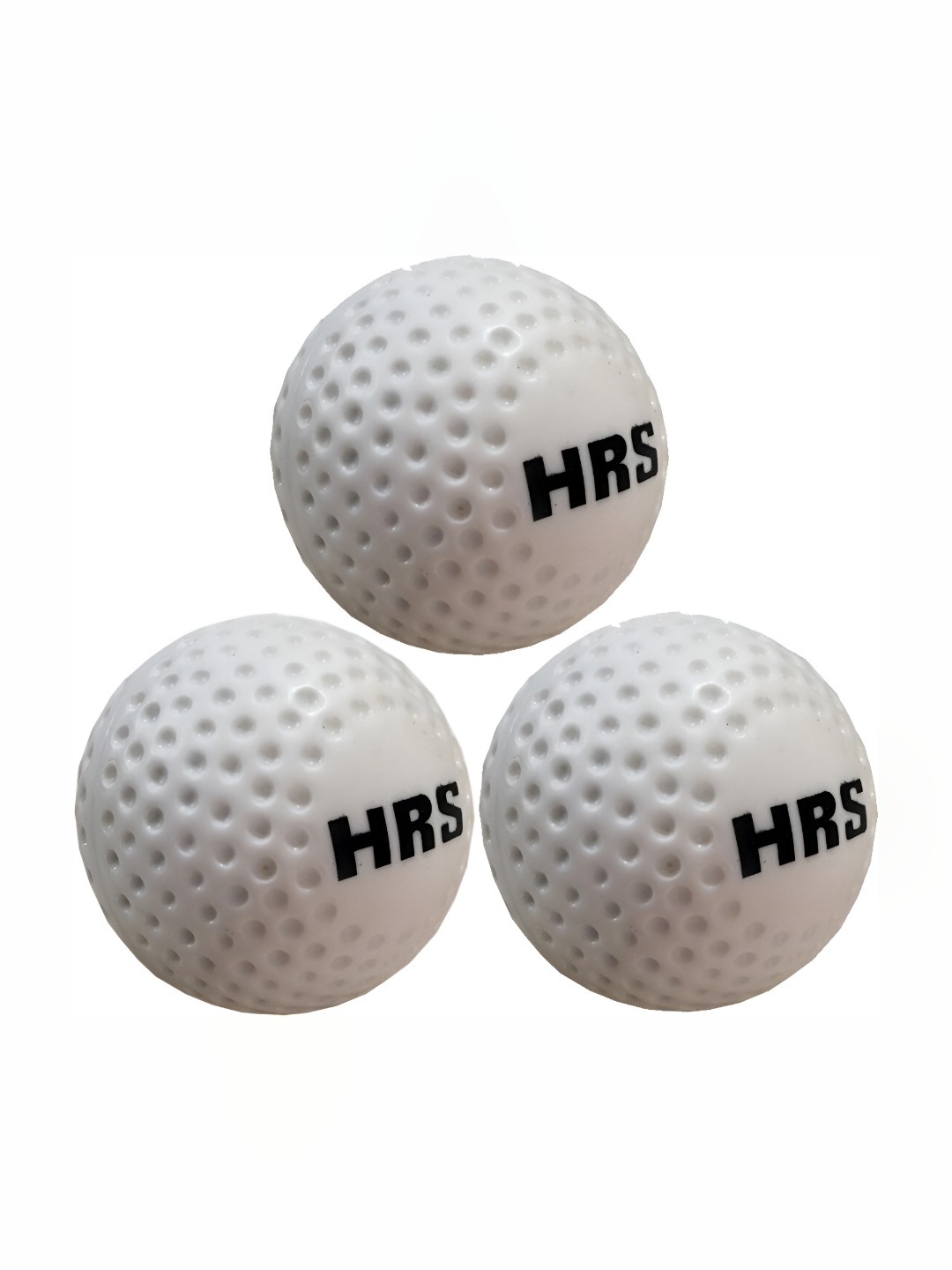

HackerX Pack Of 3 Trainy Sports Hockey Ball, White