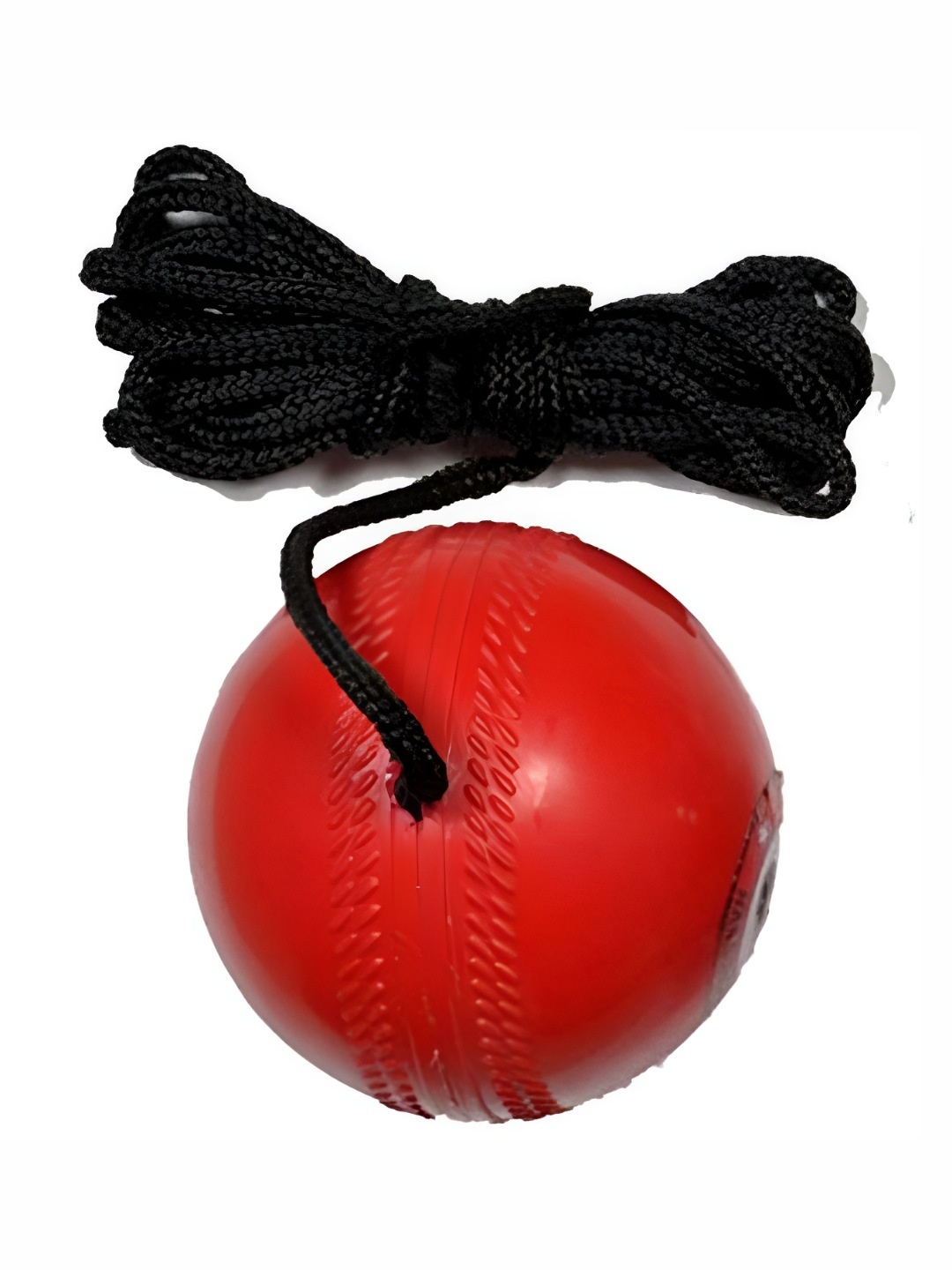 

HackerX Round Cricket Practice Hanging Ball, Red