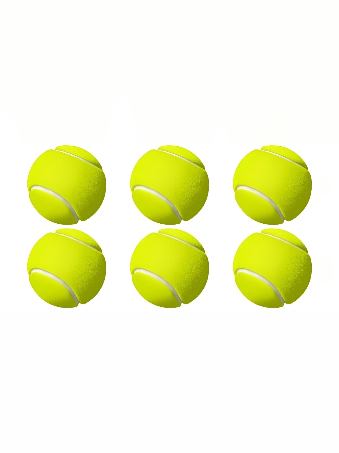 

HackerX 6Pcs Fuzzy Sports Tennis Ball, Green