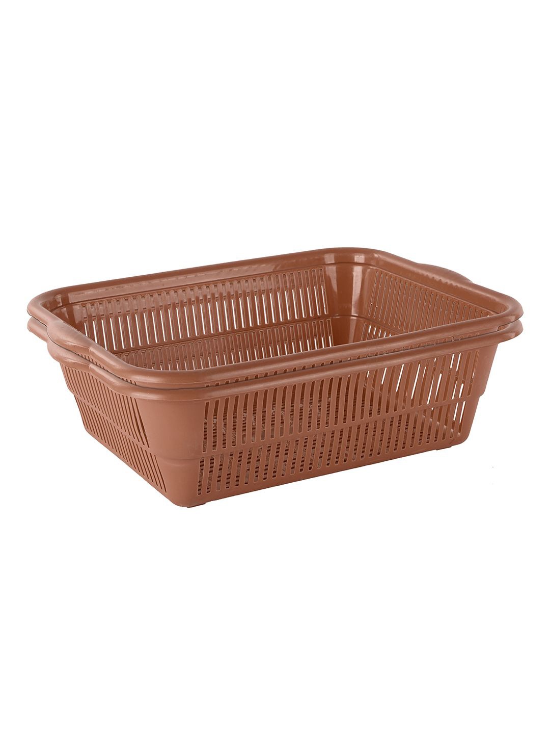 

Kuber Industries Brown 2 Pieces Fruit and Vegetable Basket