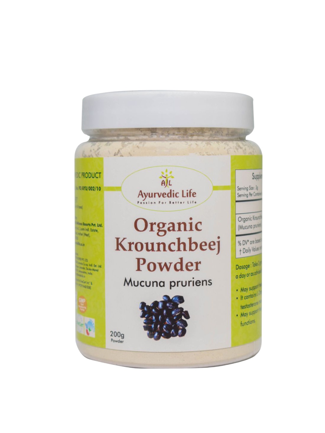 

Ayurvedic Life Organic Krounchbeej Powder - 200 g, Na