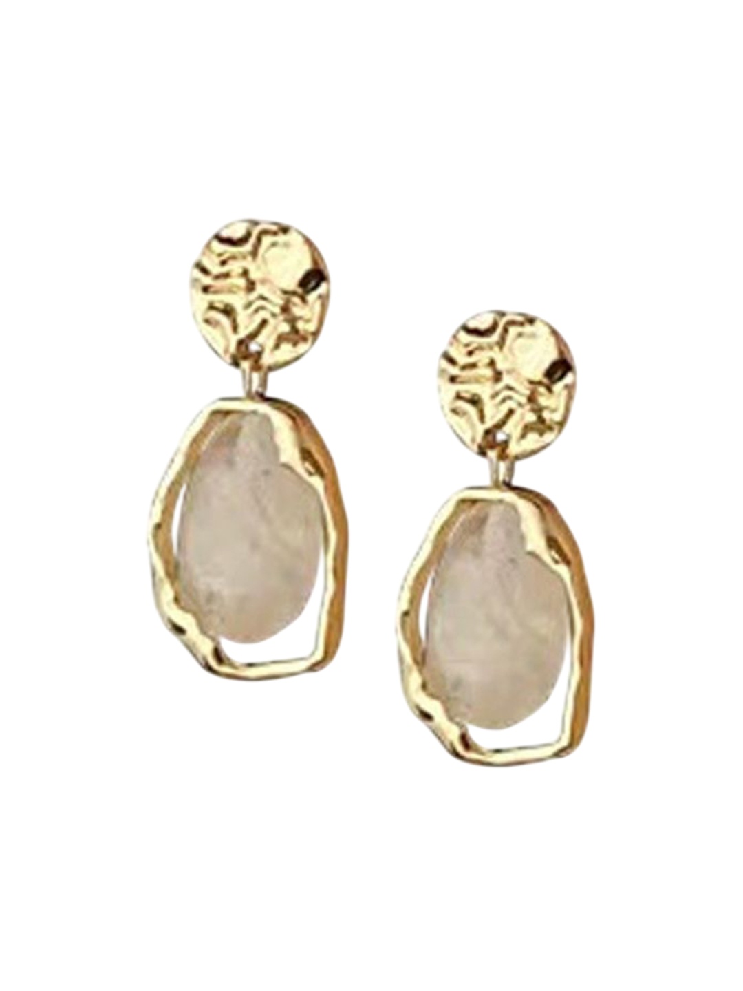 

Just Lil Things Contemporary Drop Earrings, Gold