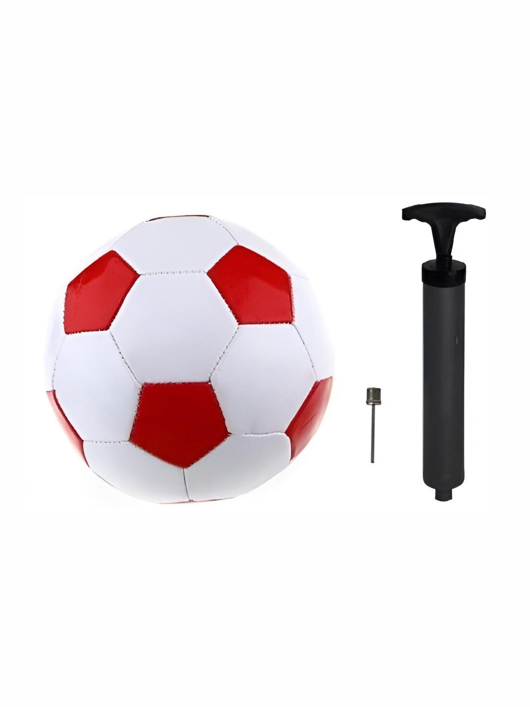 

HackerX Pebble Trainy Sports Football With Air Pump, Red