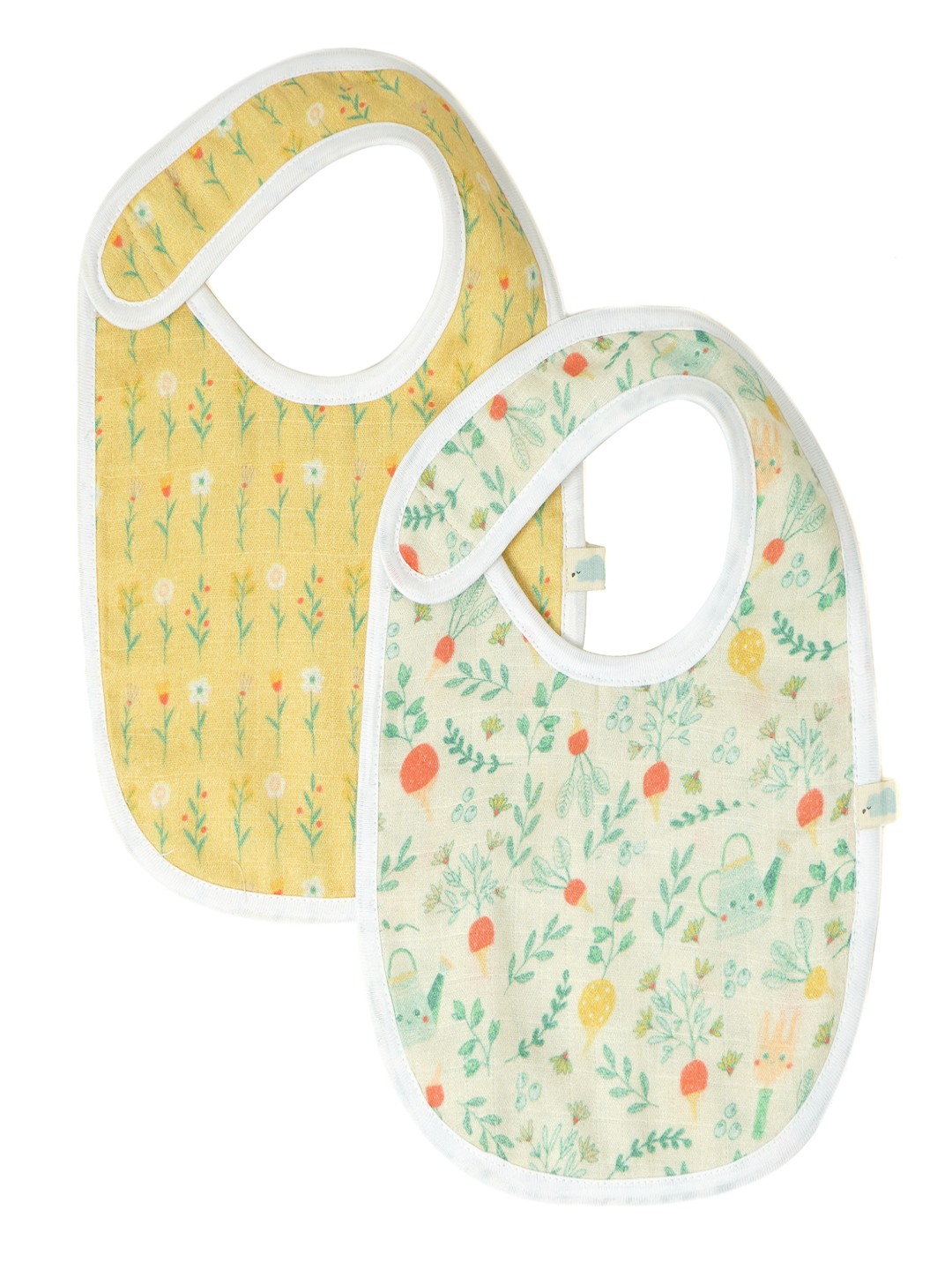 

TIDY SLEEP Kids Pack Of 2 Printed Pure Cotton Assorted Bibs