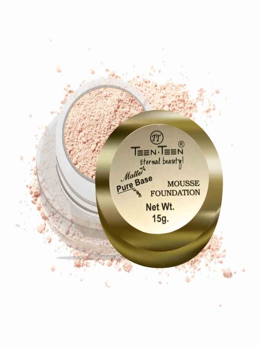 

TEEN TEEN COSMETICS Matte Pure Base Mousse Foundation- Porcelain Pore, Nude