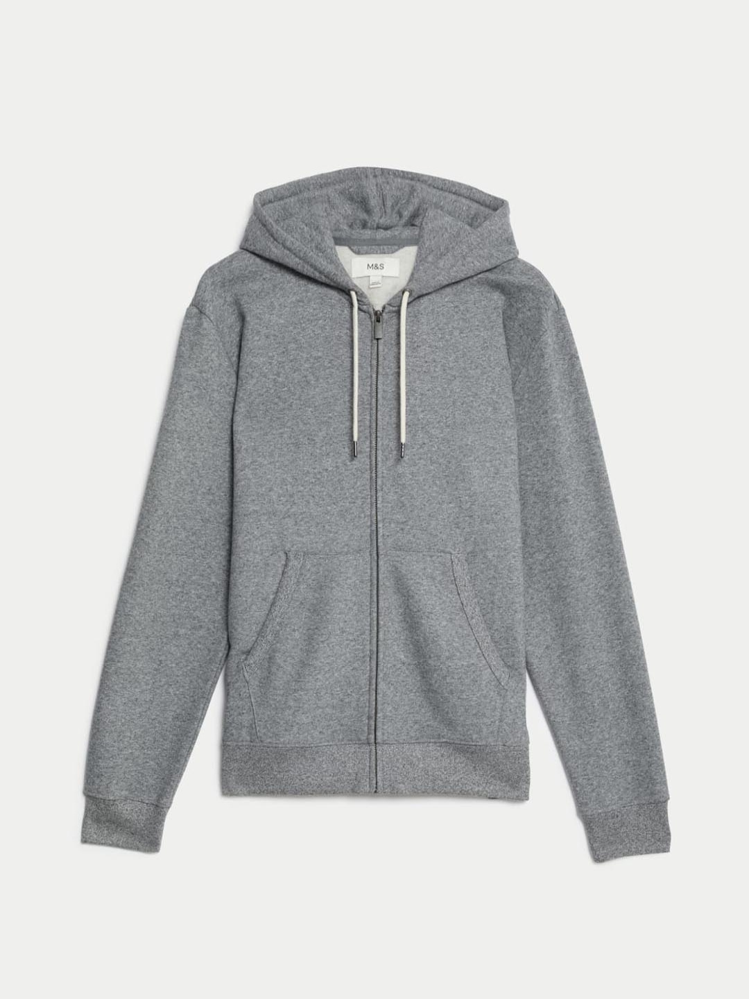 

Marks & Spencer Men Pure Cotton Hooded Sweatshirt, Grey