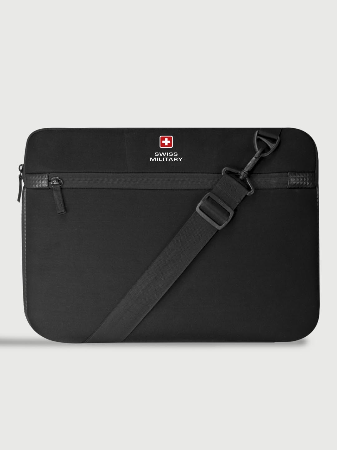 

SWISS MILITARY Unisex Laptop Sleeve, Black