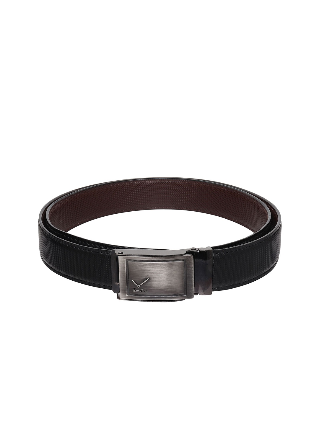 

Provogue Men Reversible Formal Belt, Black