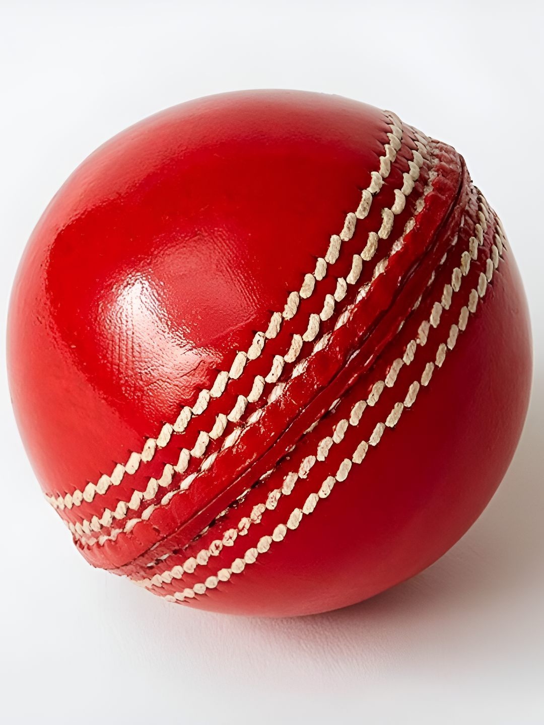 

HackerX Leather Sports Cricket Ball, Red