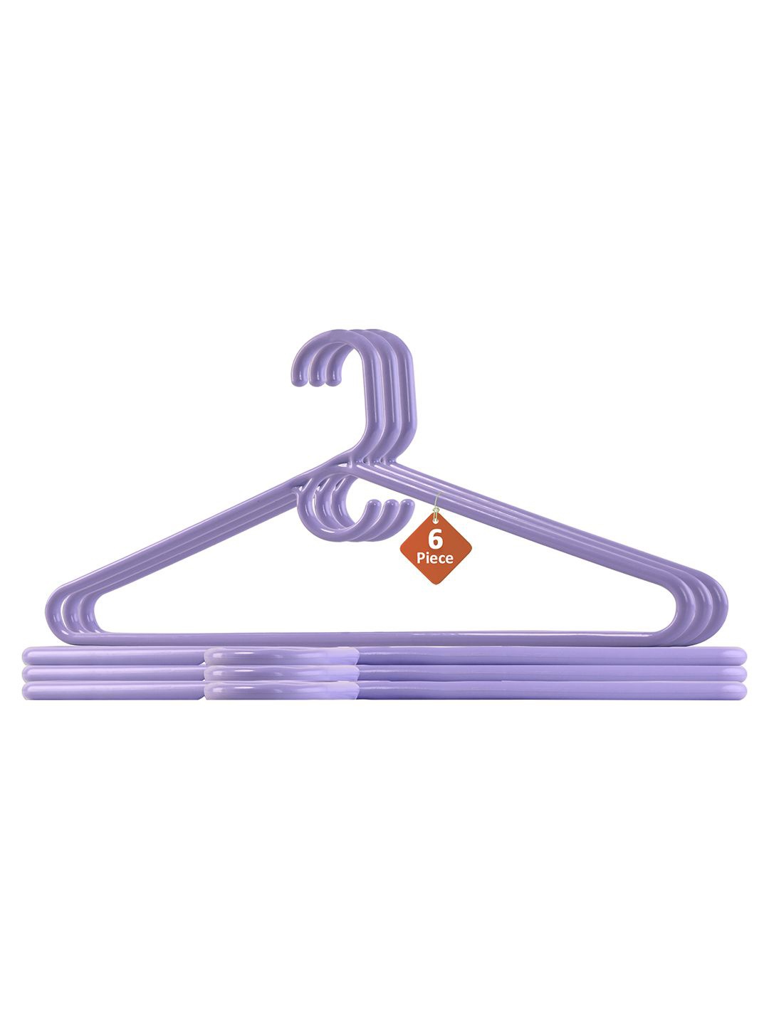

Kuber Industries Purple Pack Of 6 Hanger For Wardrobe