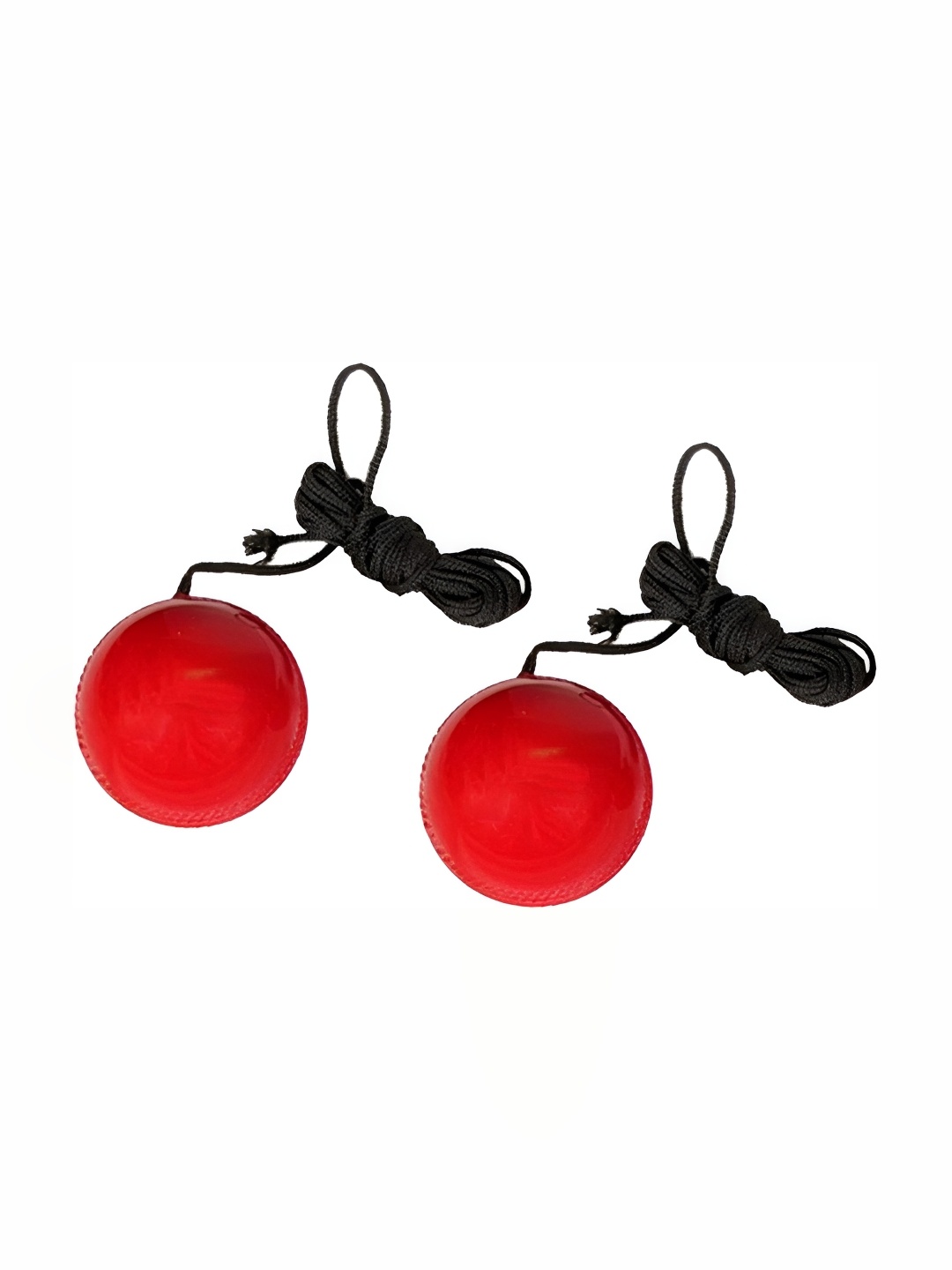

HackerX Pack Of 2 Knocking Pebble Trainy Sports Cricket Ball, Red