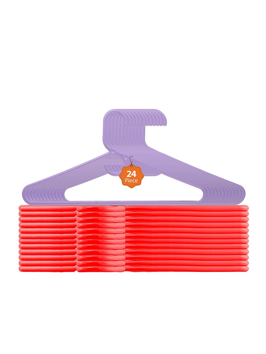 

Kuber Industries Red & Purple Pack Of 24 Hangers For Wardrobe