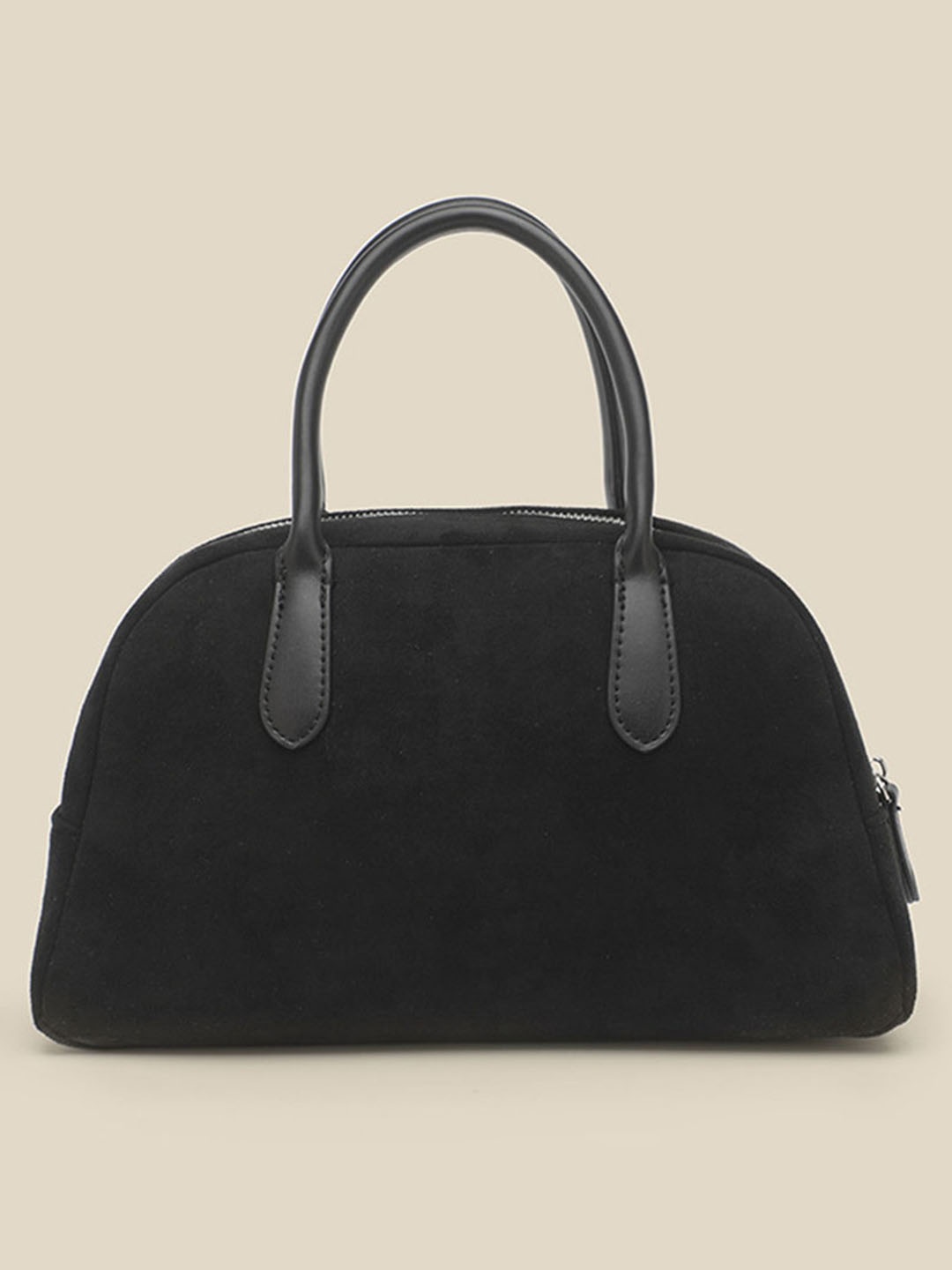 

StyleCast Women Solid Structured Handheld Bag, Black