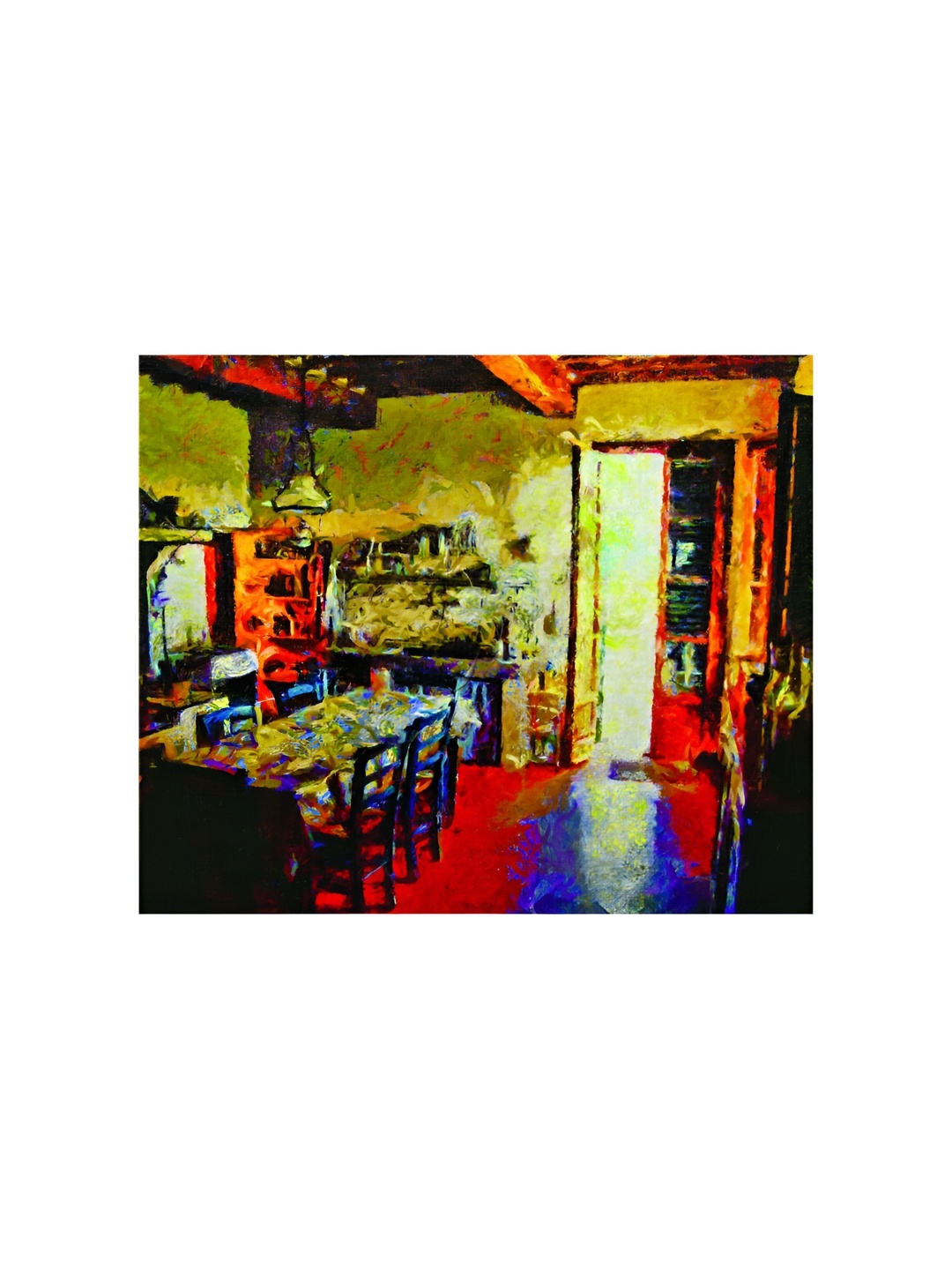

Inephos Yellow & Red Canvas Paintings Wall Art