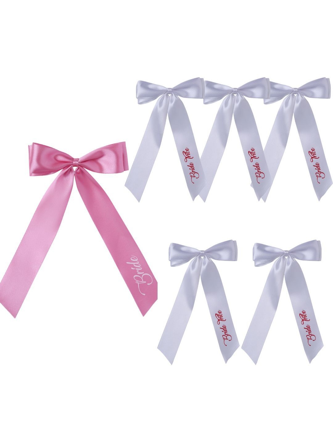 

Arendelle Women Set of 6 French Barrette, Pink