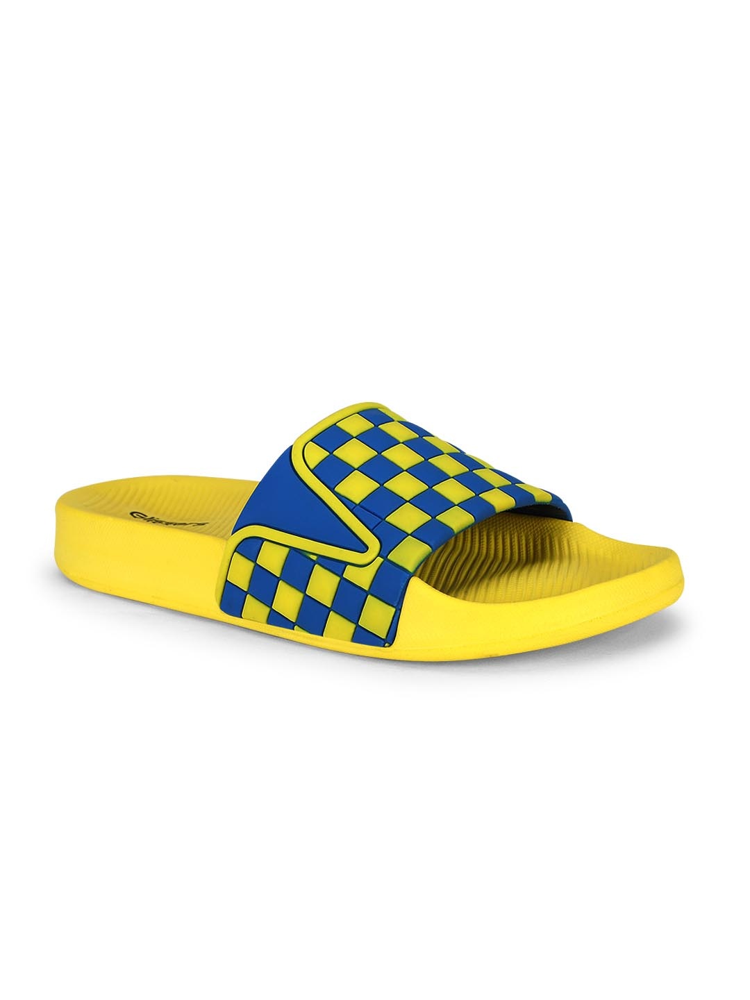 

GLISSERS Kids Self Design Sliders, Yellow