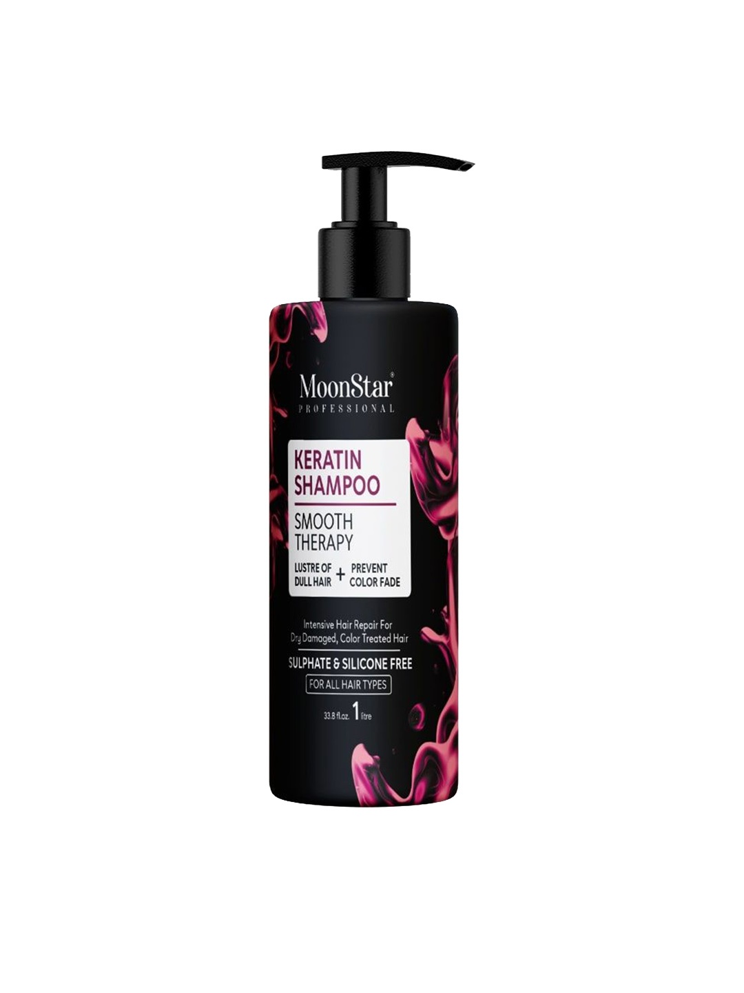 

Moonstar Essentials Keratin Shampoo Smooth Therapy- 1 L, White