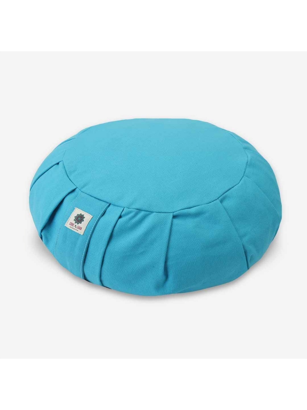 

Core Asana Turquoise-Blue Cotton Round Meditation Cushion