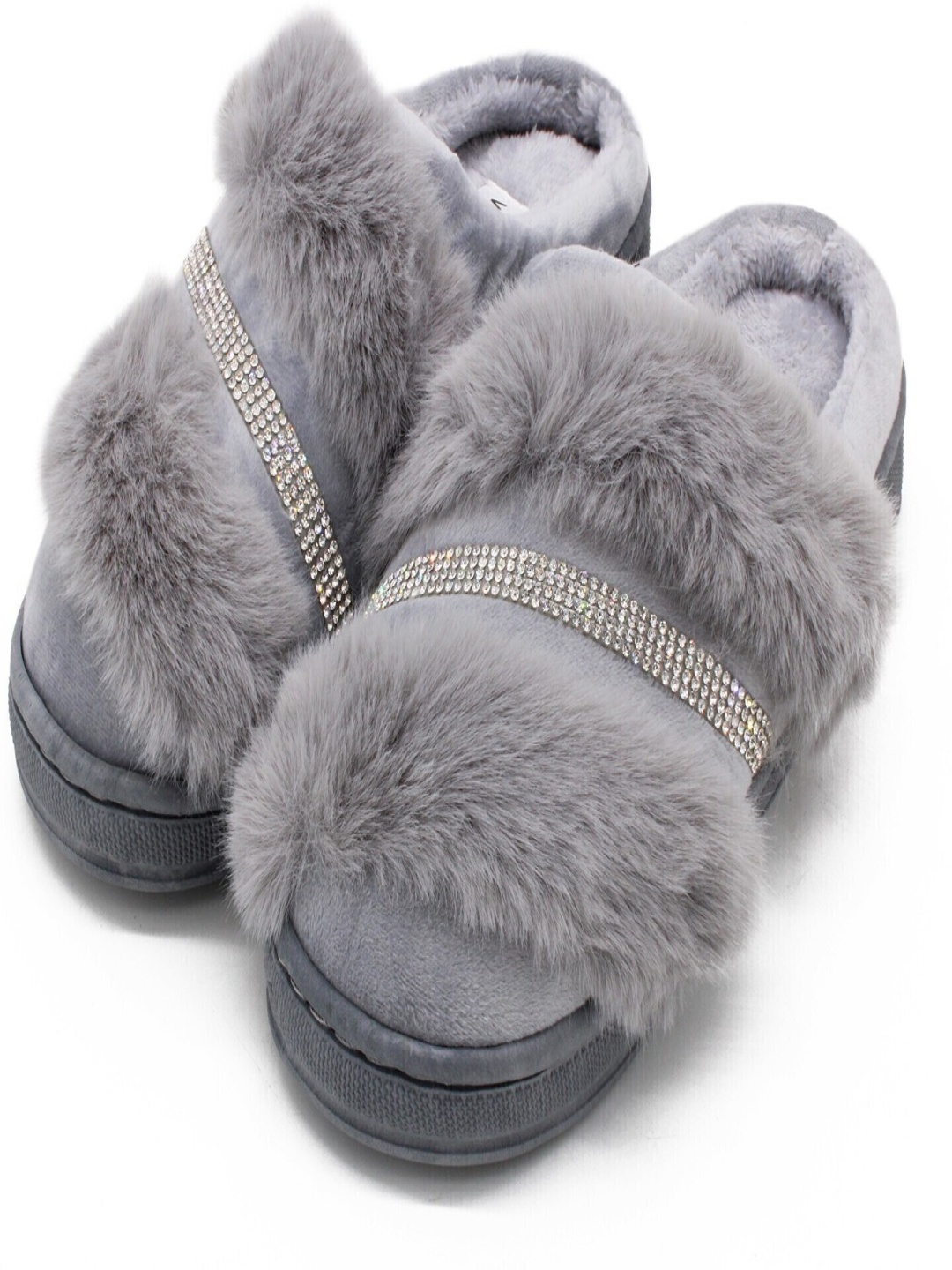 

JENNA Women Room Slippers, Grey