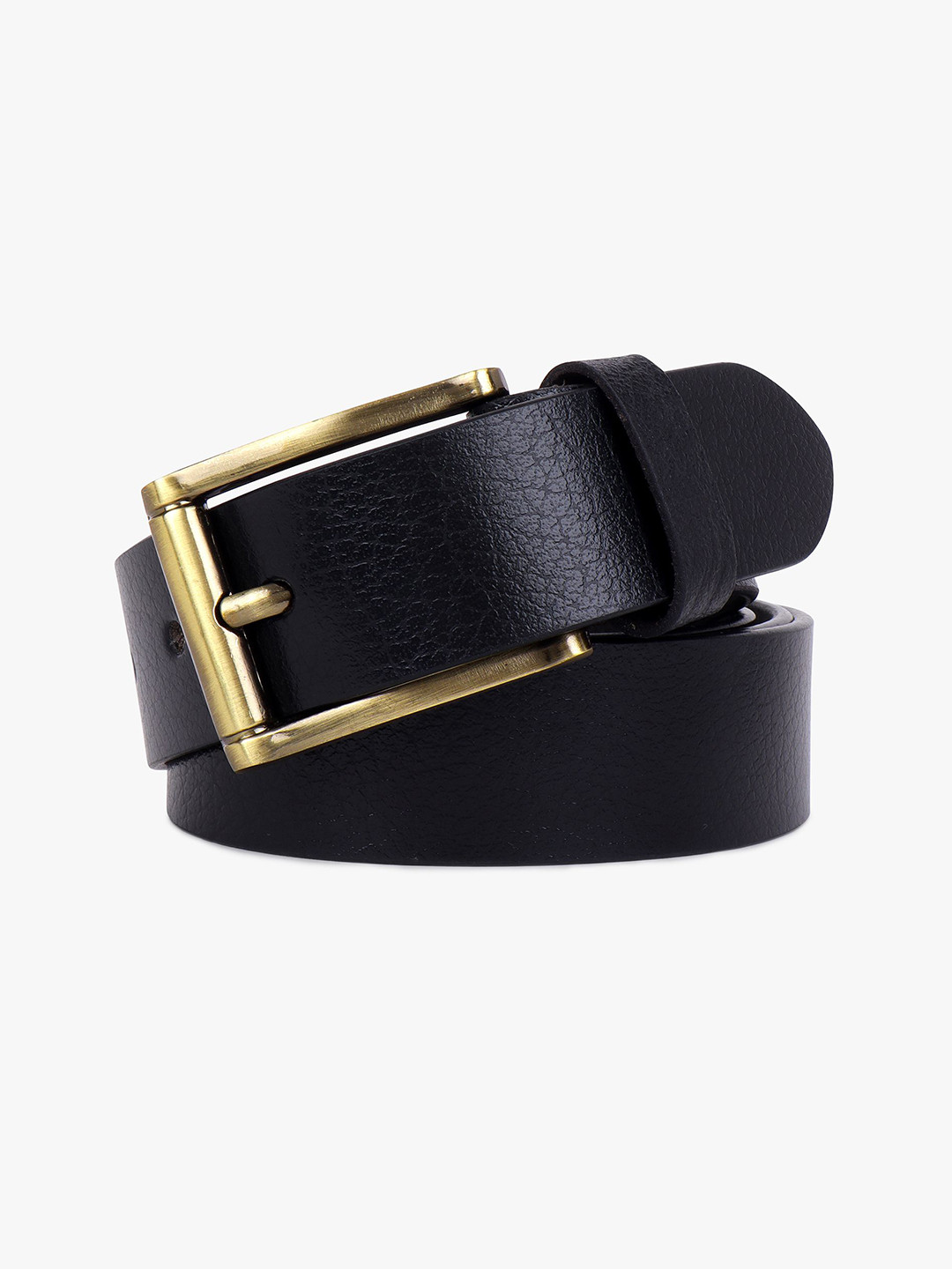 

Provogue Men Textured Leather Formal Belt, Black