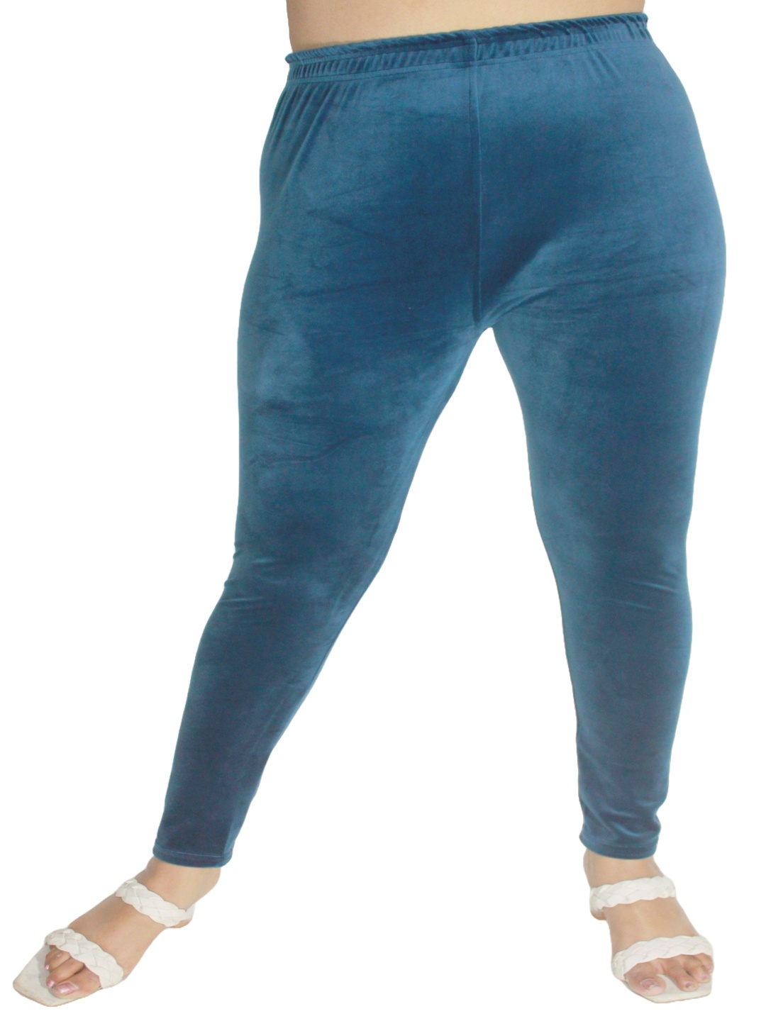 

PINK SHELL Women High Waist Ankle Length Leggings, Teal