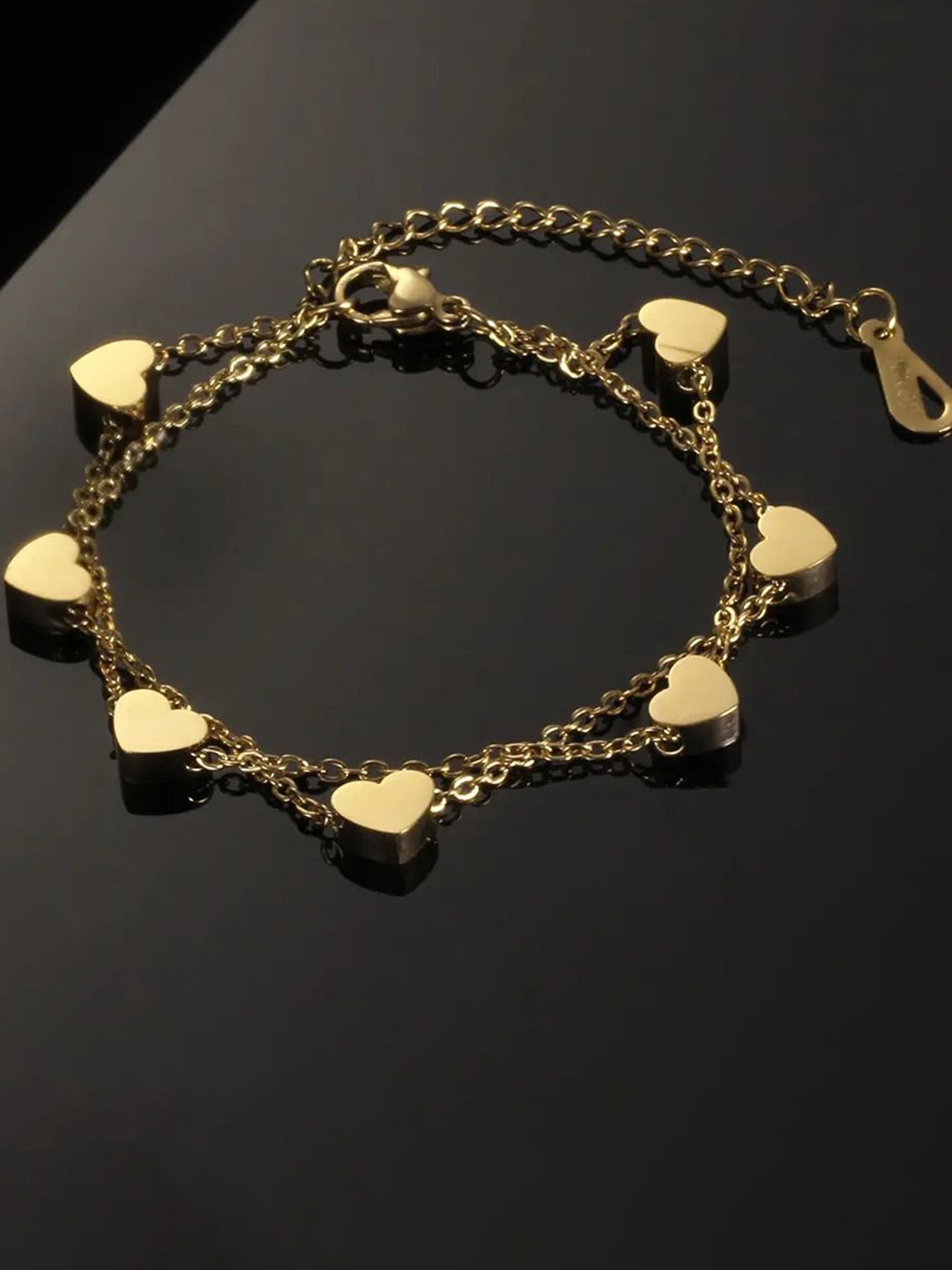 

DressBerry Women Gold-Plated Link Bracelet