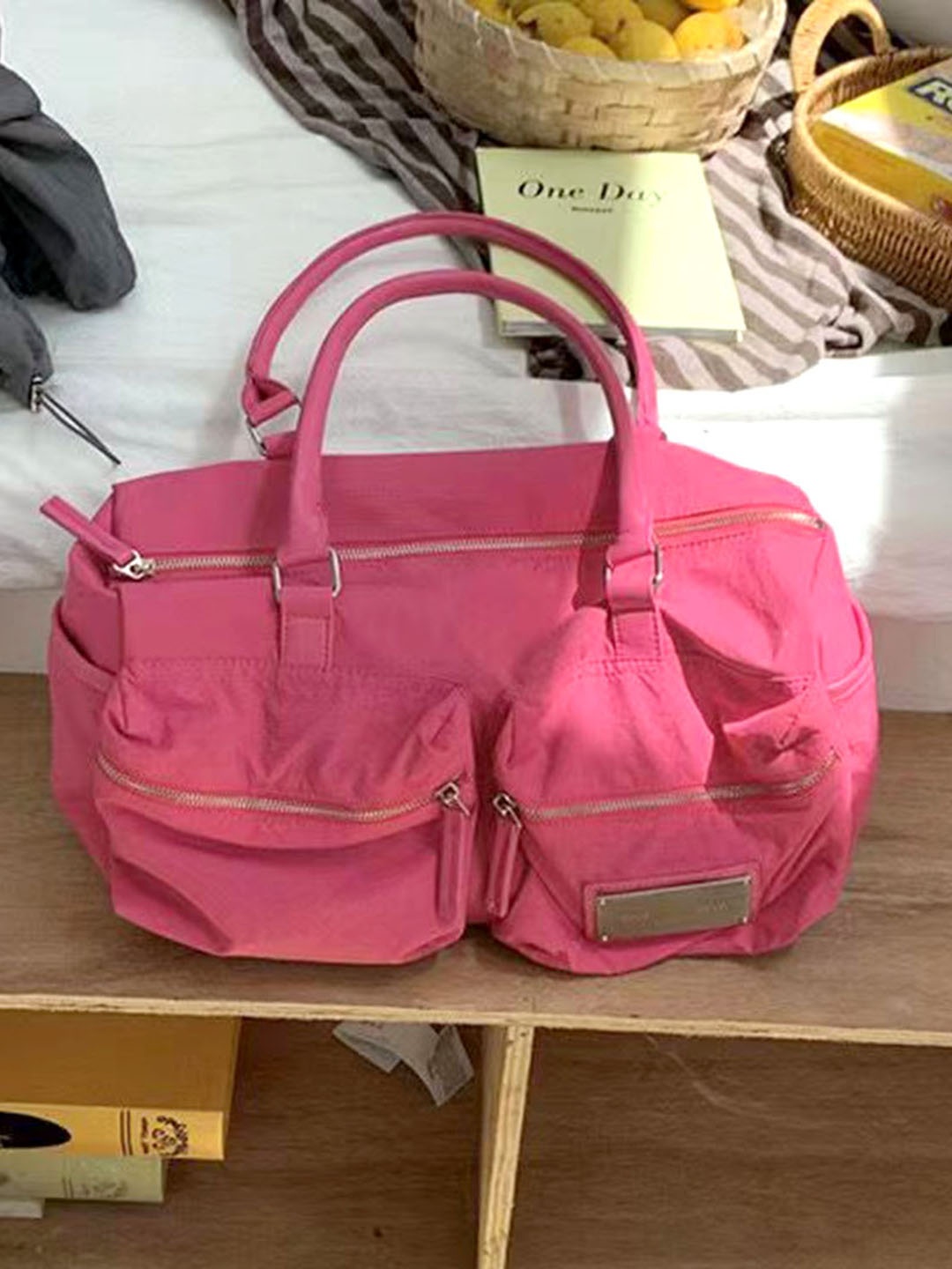 

StyleCast Women Solid Structured Shoulder Bag, Pink