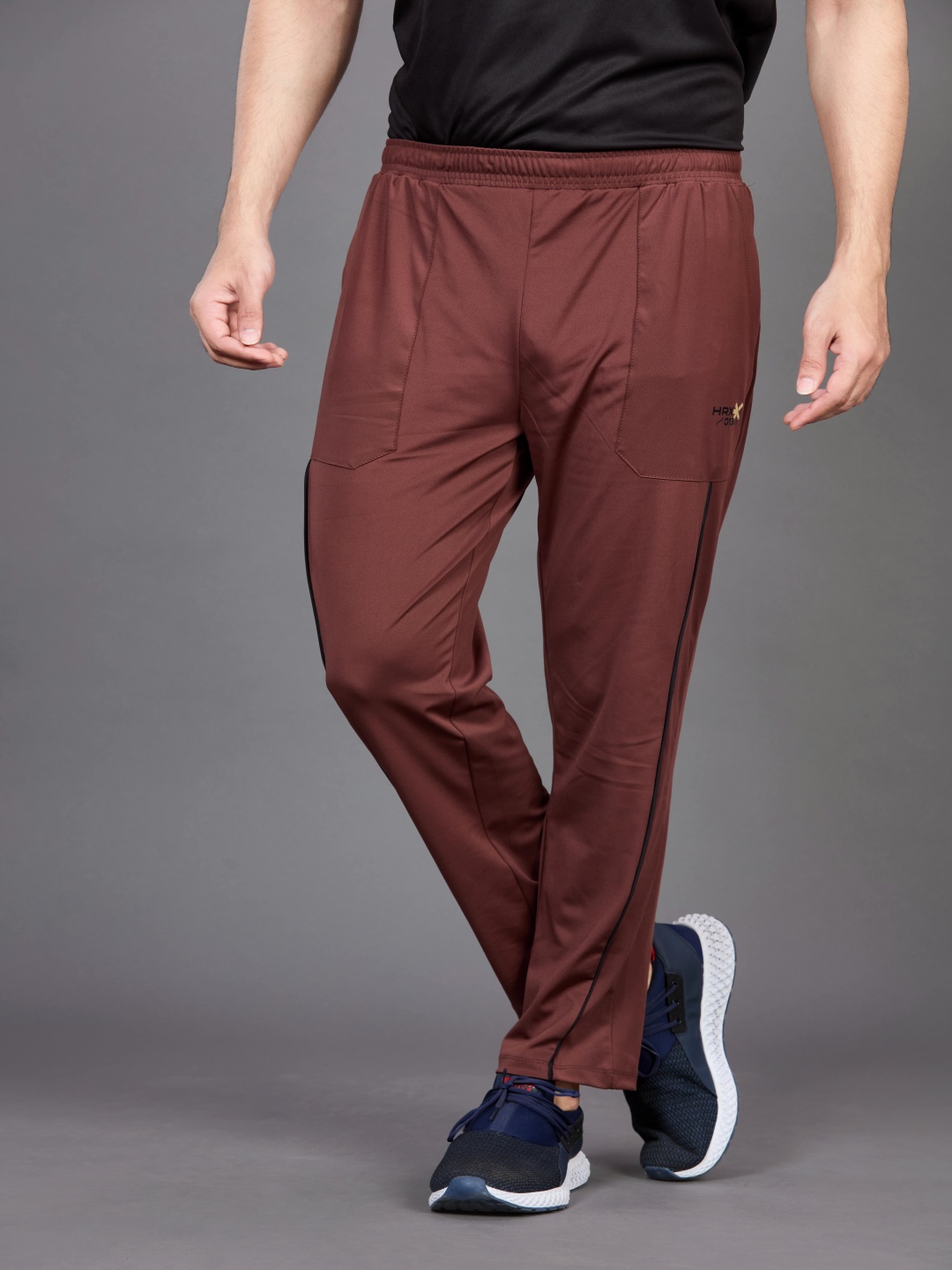 

HRX by Hrithik Roshan Men Relaxed Fit Track Pants, Brown