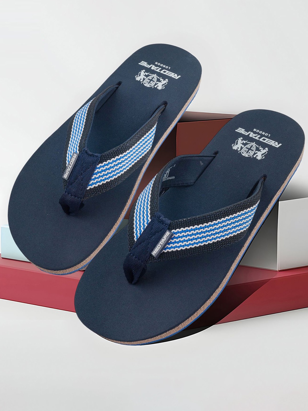 

Red Tape Men Thong Flip-Flops, Navy blue