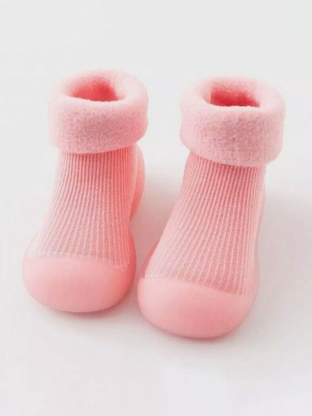 

NESKA MODA Kids Cotton Booties, Pink